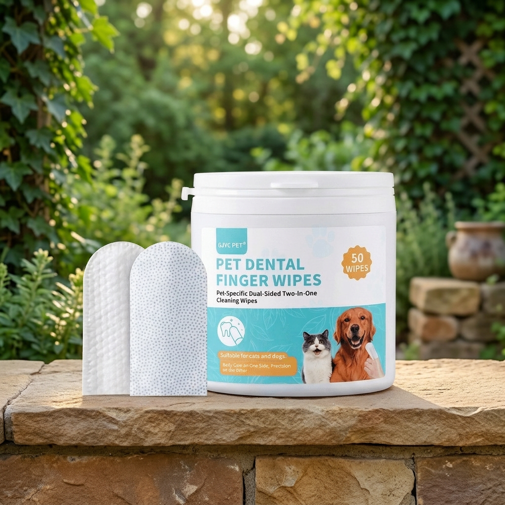 Fingerly finger wipes on a sandstone wall ledge with ivy behind