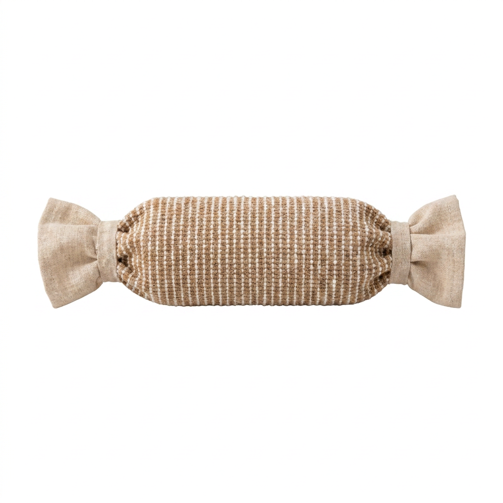 Sisalo candy shaped sisal cat scratcher on a white background