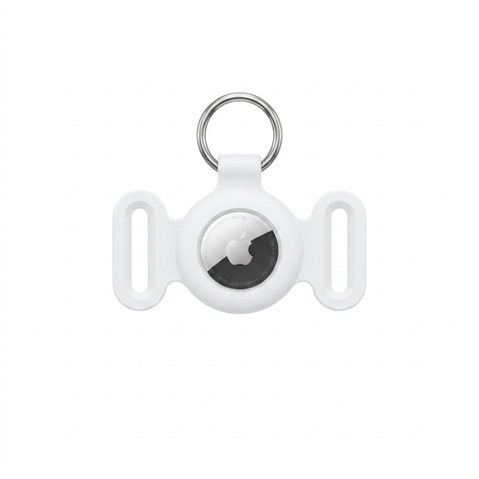 Tagalo silicone AirTag collar holder on a white background